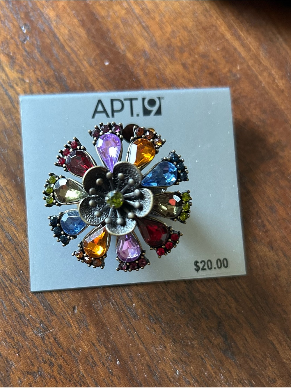 Multi Color Adjustable Statement Ring